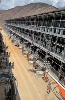 Large-scale Bitcoin mining farm in Canada
