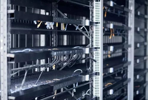 An array of mining rigs showcasing advanced cooling systems